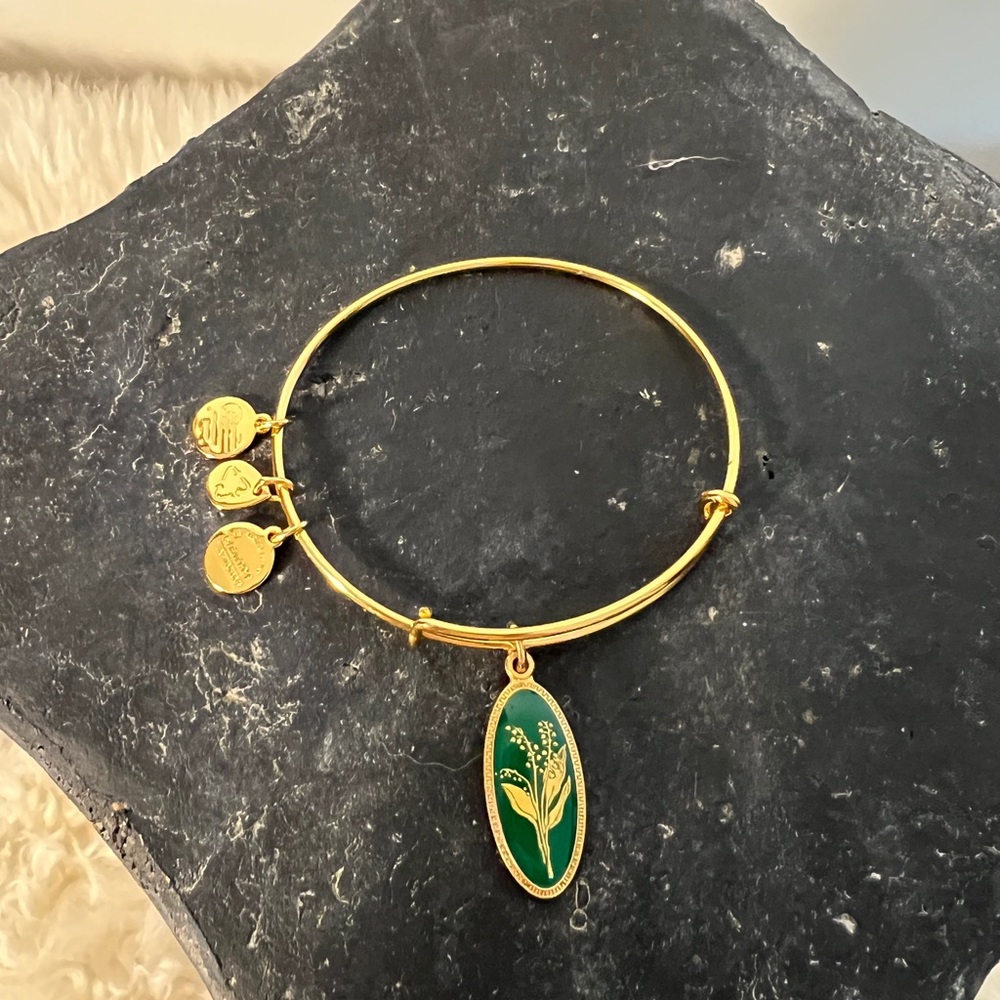 Alex and Ani Lily of the Valley Charm Bangle
Bracelet